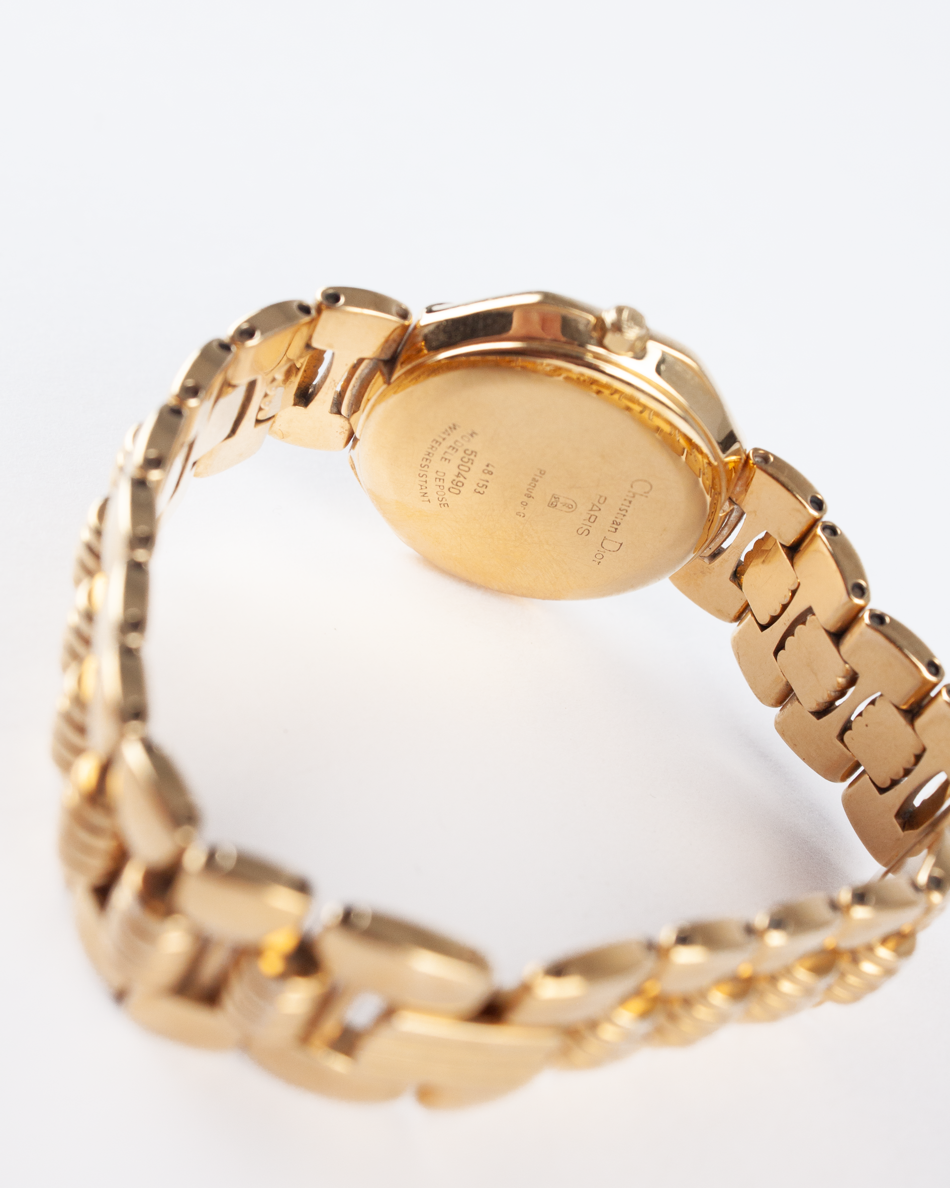 Vintage Octagon Gold Plated Watch