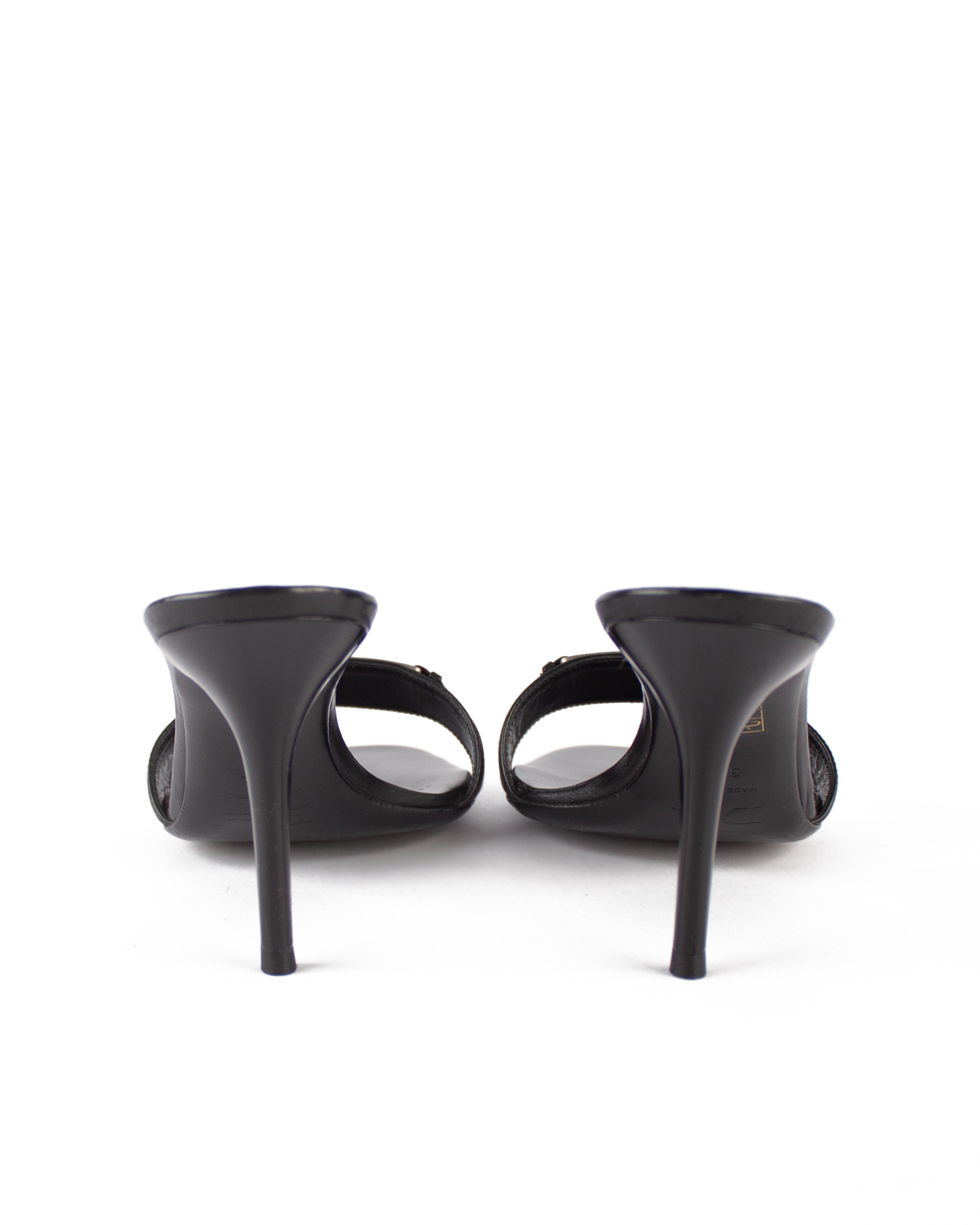 Christian Dior Vintage Plaque Mules