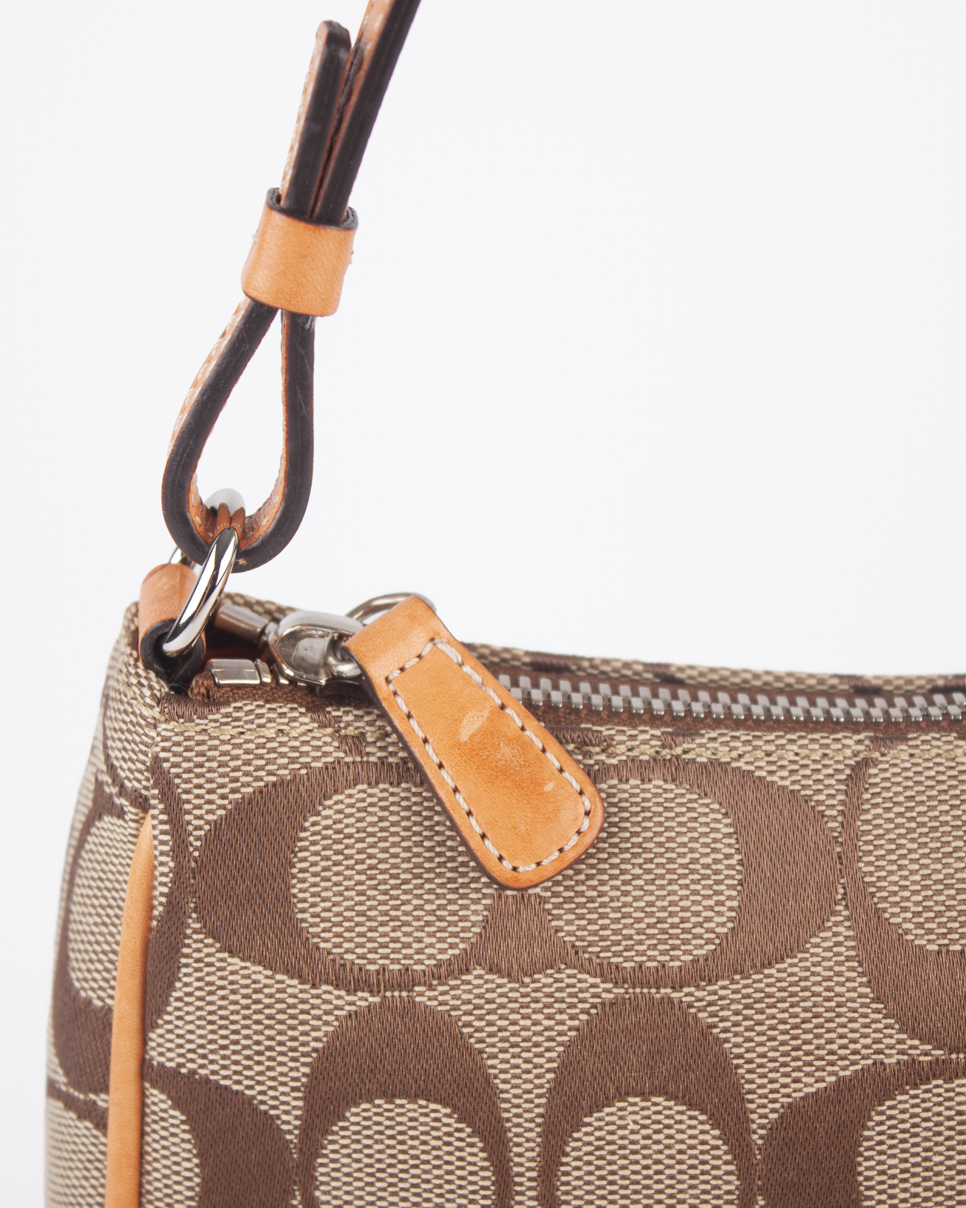 Demi Signature Canvas Pochette Shoulder Bag