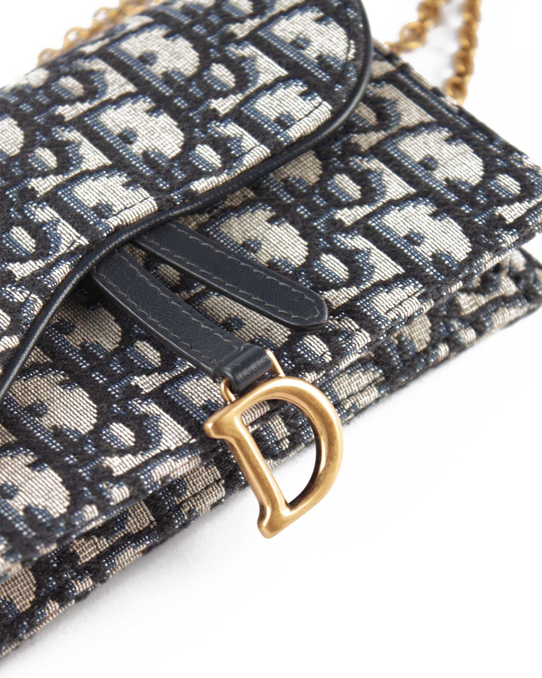 Dior Oblique Saddle Pouch Shoulder Bag