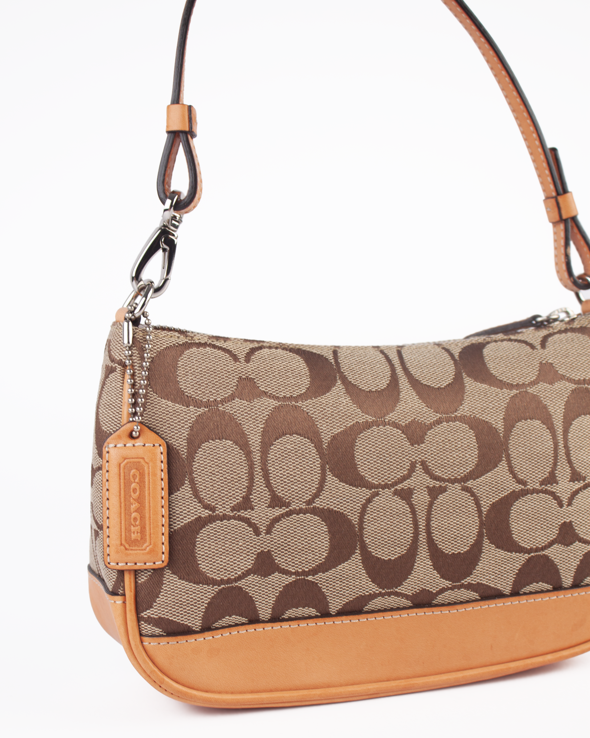 Demi Signature Canvas Pochette Shoulder Bag