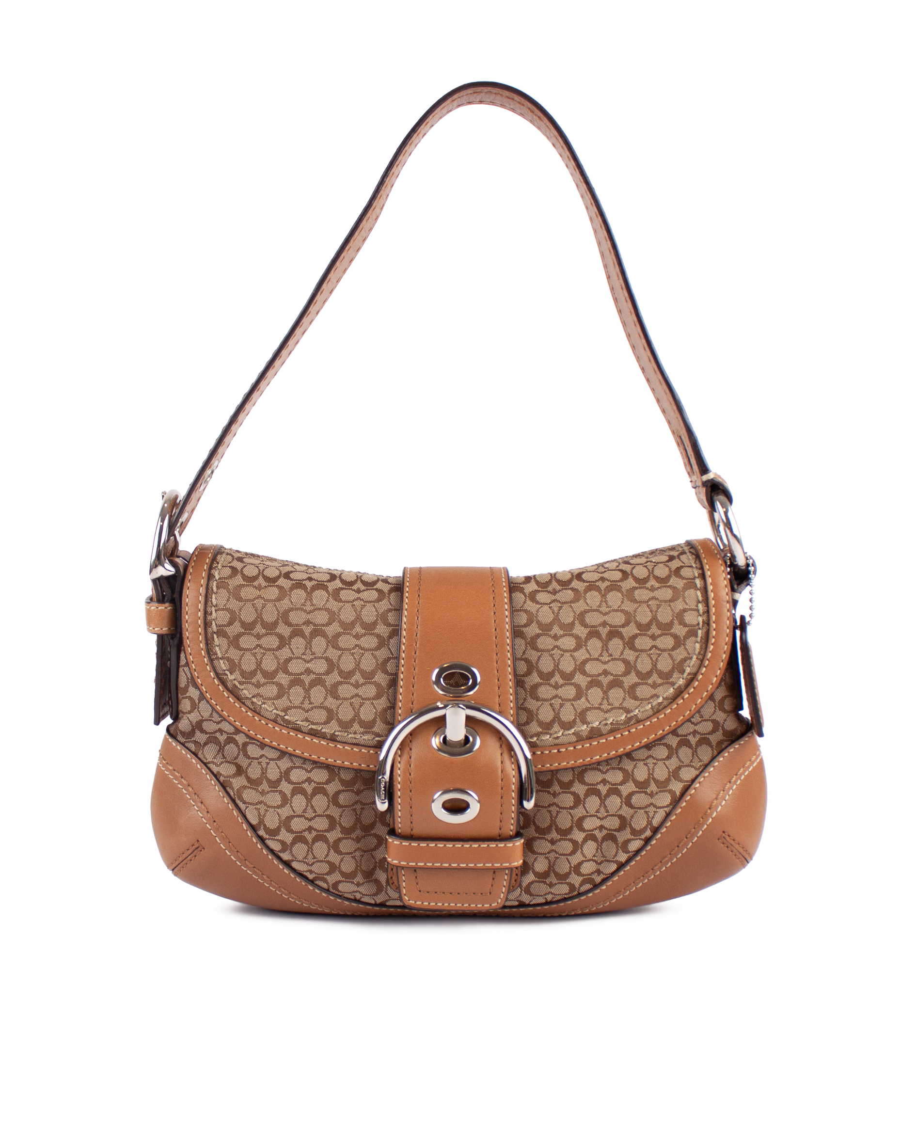 Soho Y2K Signature Flap Bag