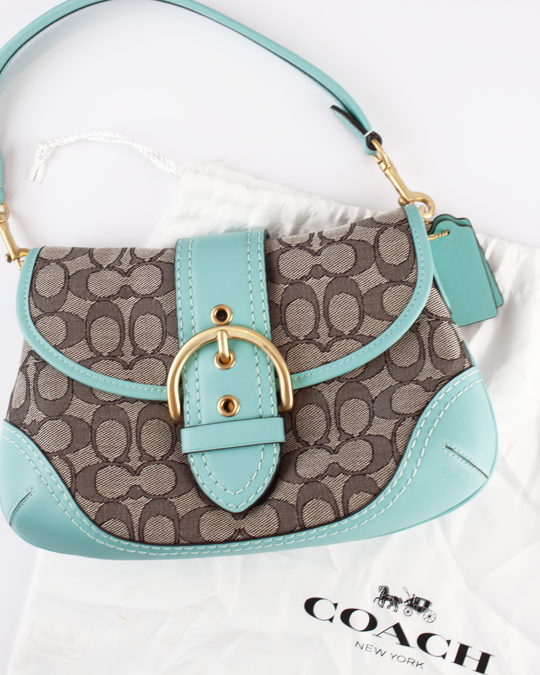 Limited Restored Signature Jacquard Soho Bag