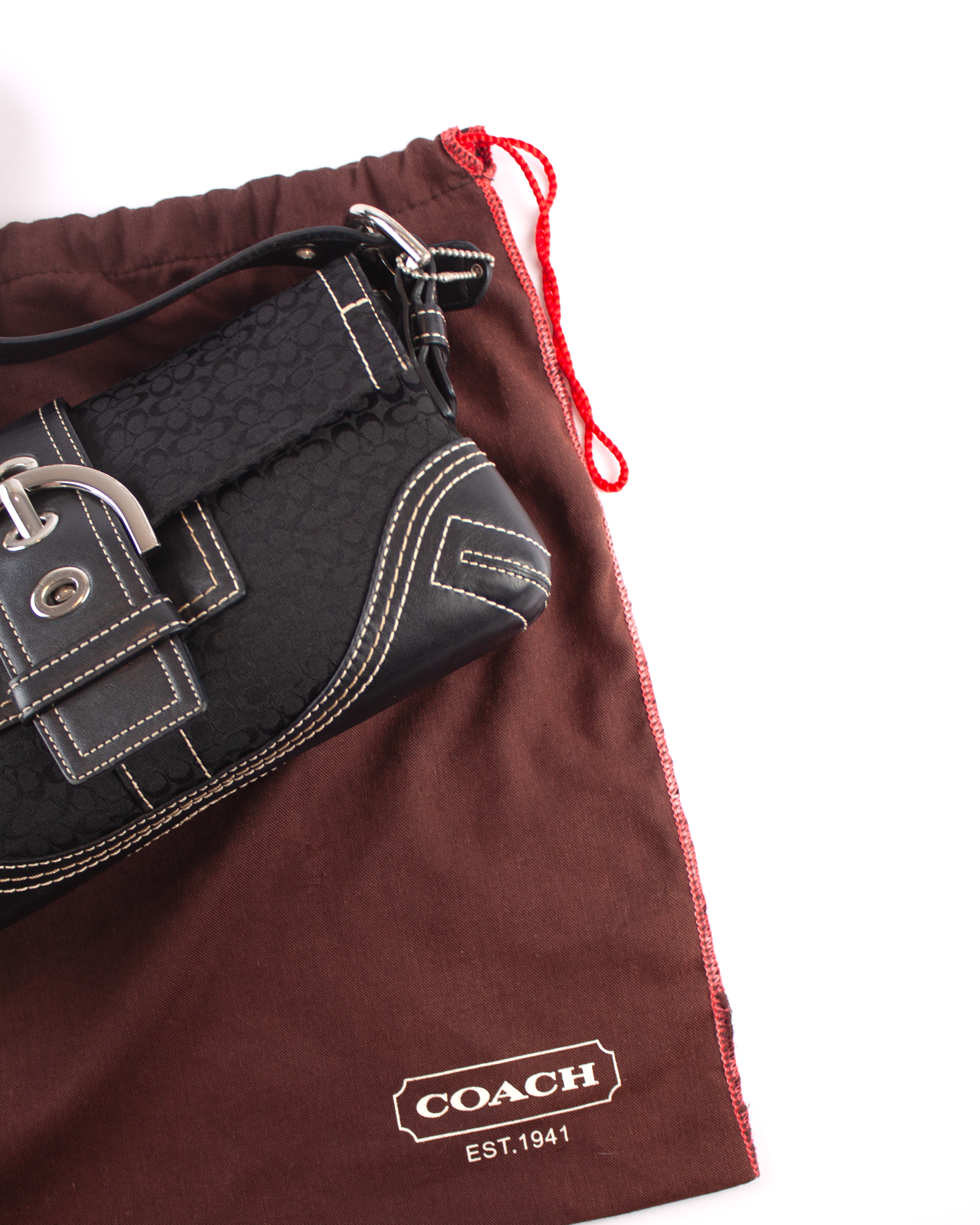 Soho Y2K Black Shoulder Bag