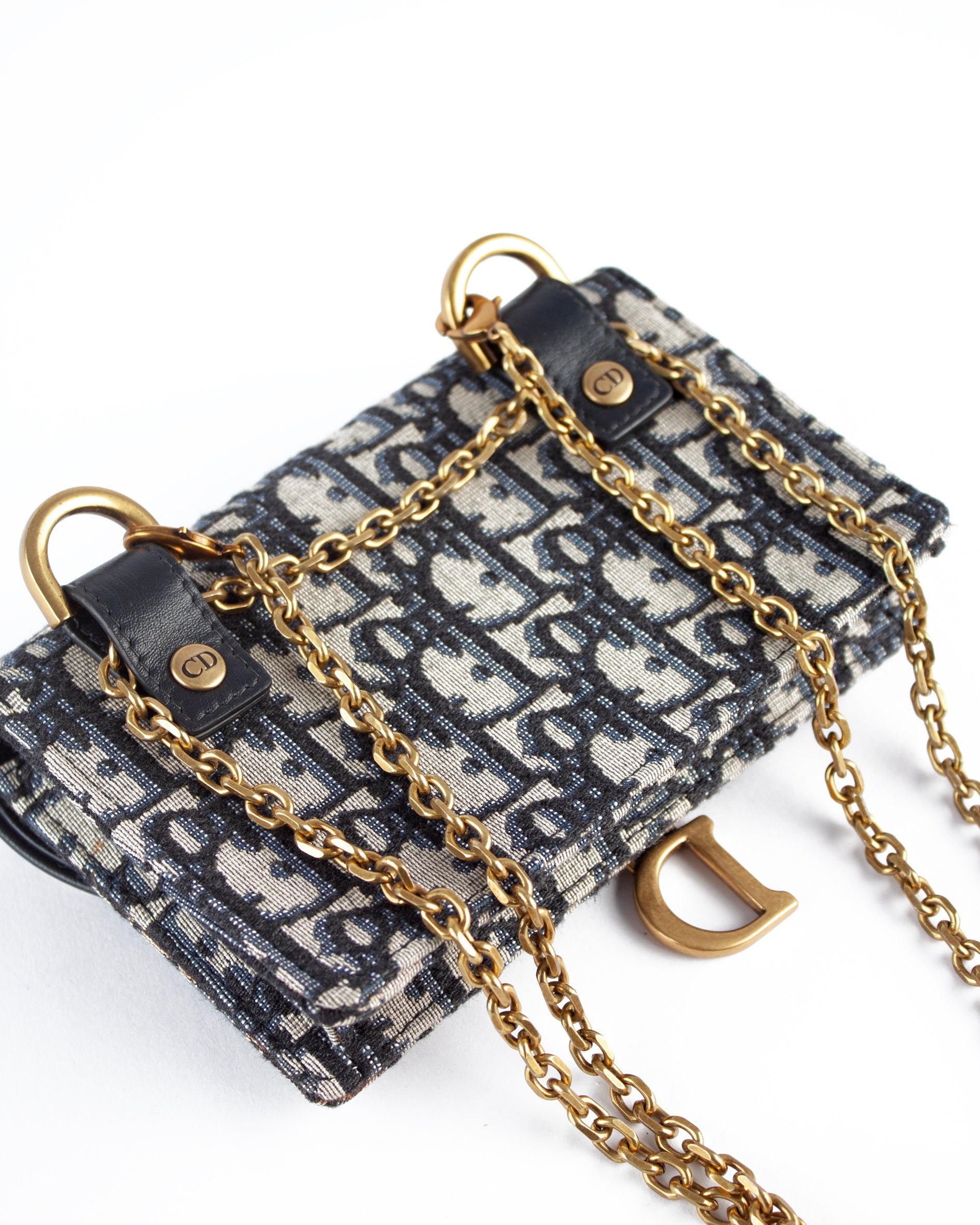 Dior Oblique Saddle Pouch Shoulder Bag