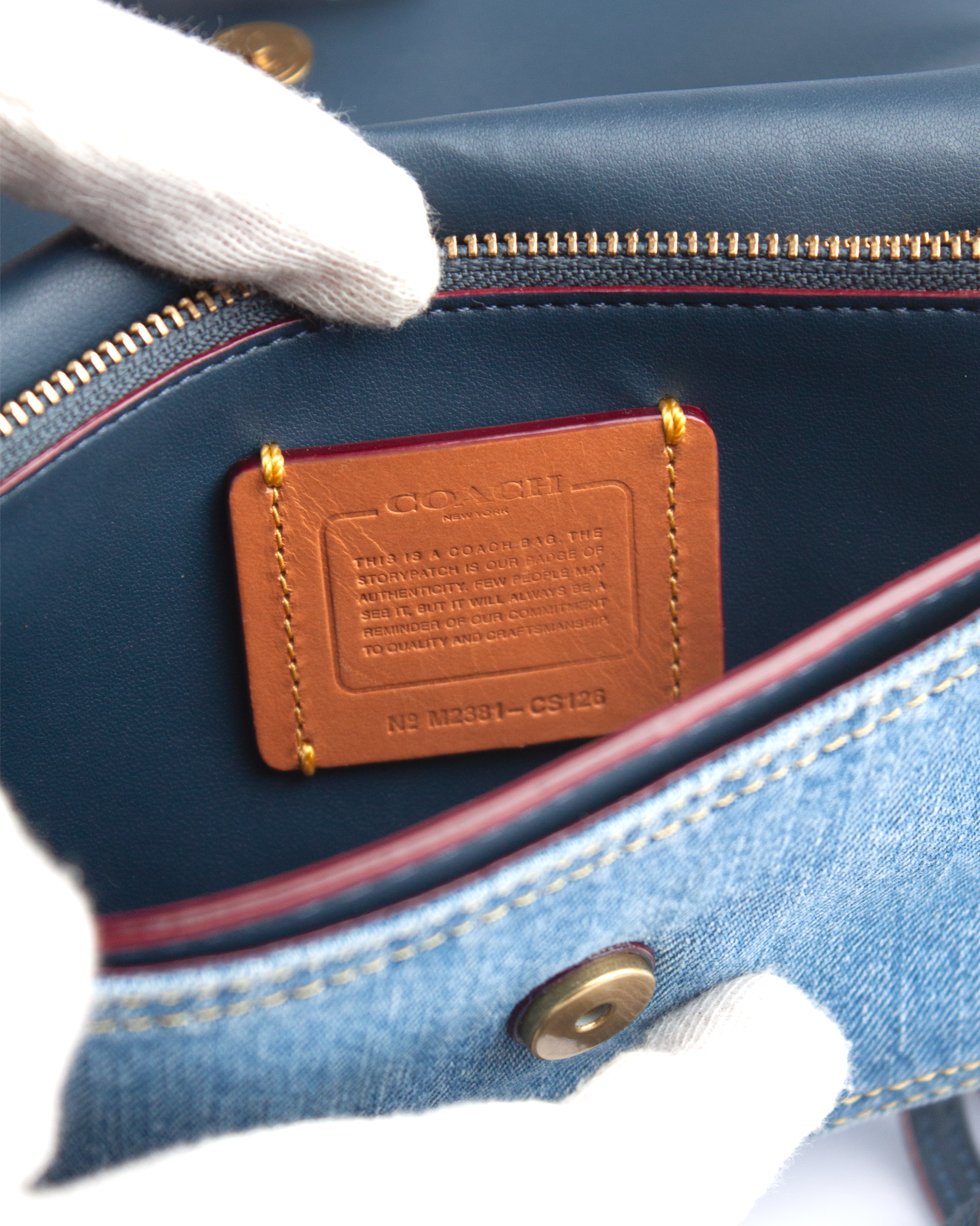 Denim Hayden Crossbody Bag