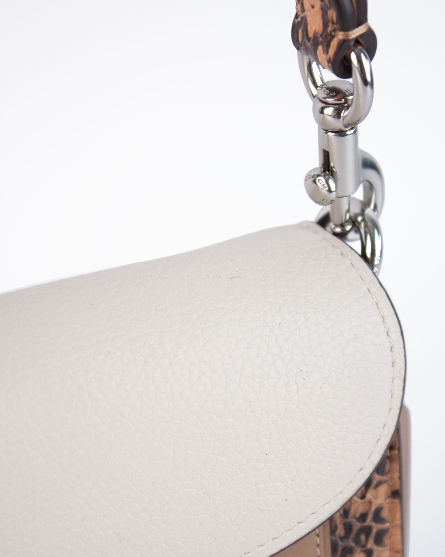 Tabby 26 Colourblock Snakeskin Shoulder Bag