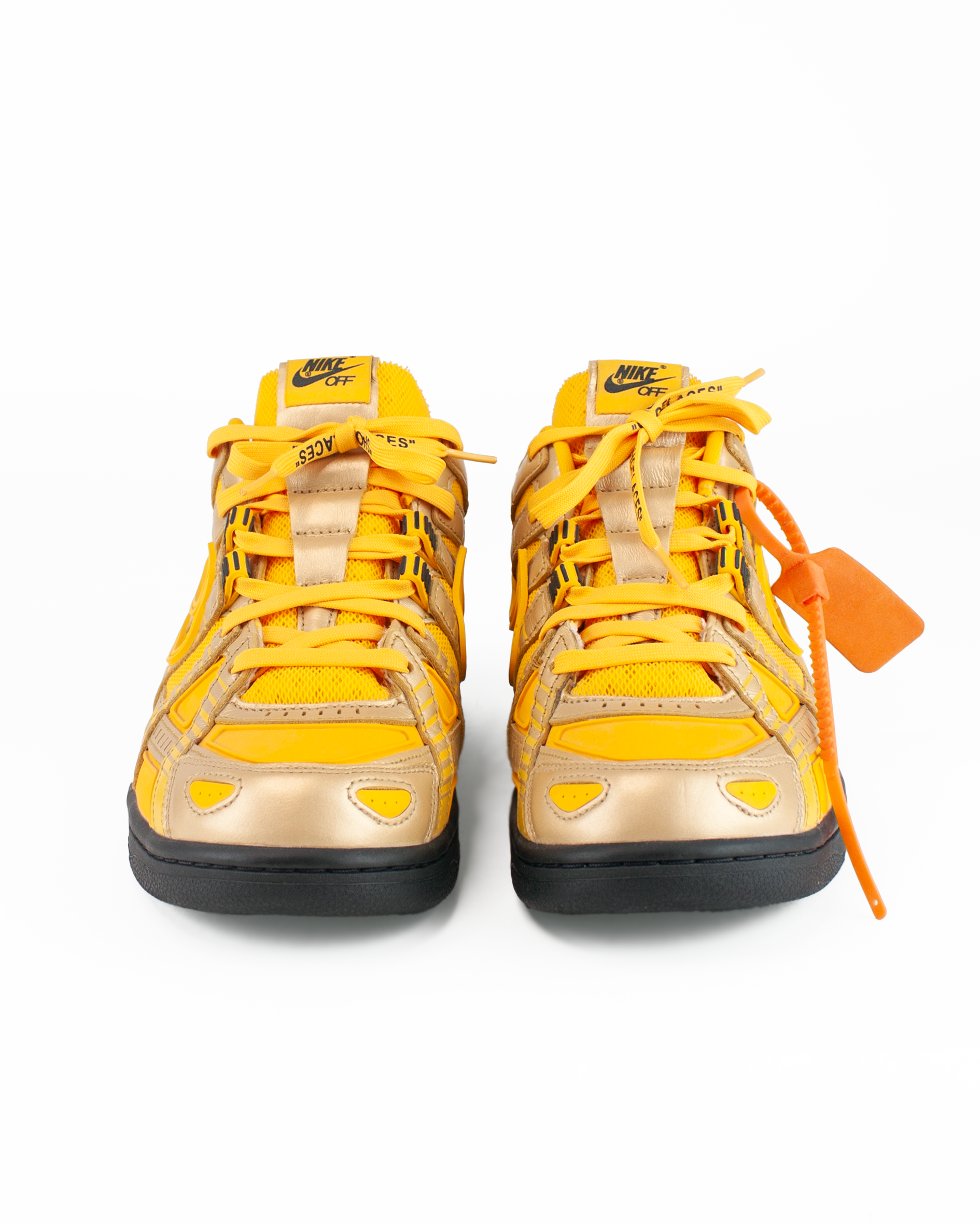 Off White x Nike Rubber Dunk 'University Gold'