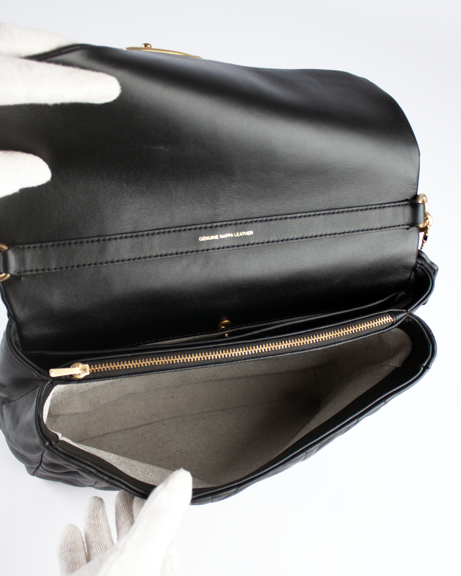 Times Square Quilted Leather Tabby 26 Large