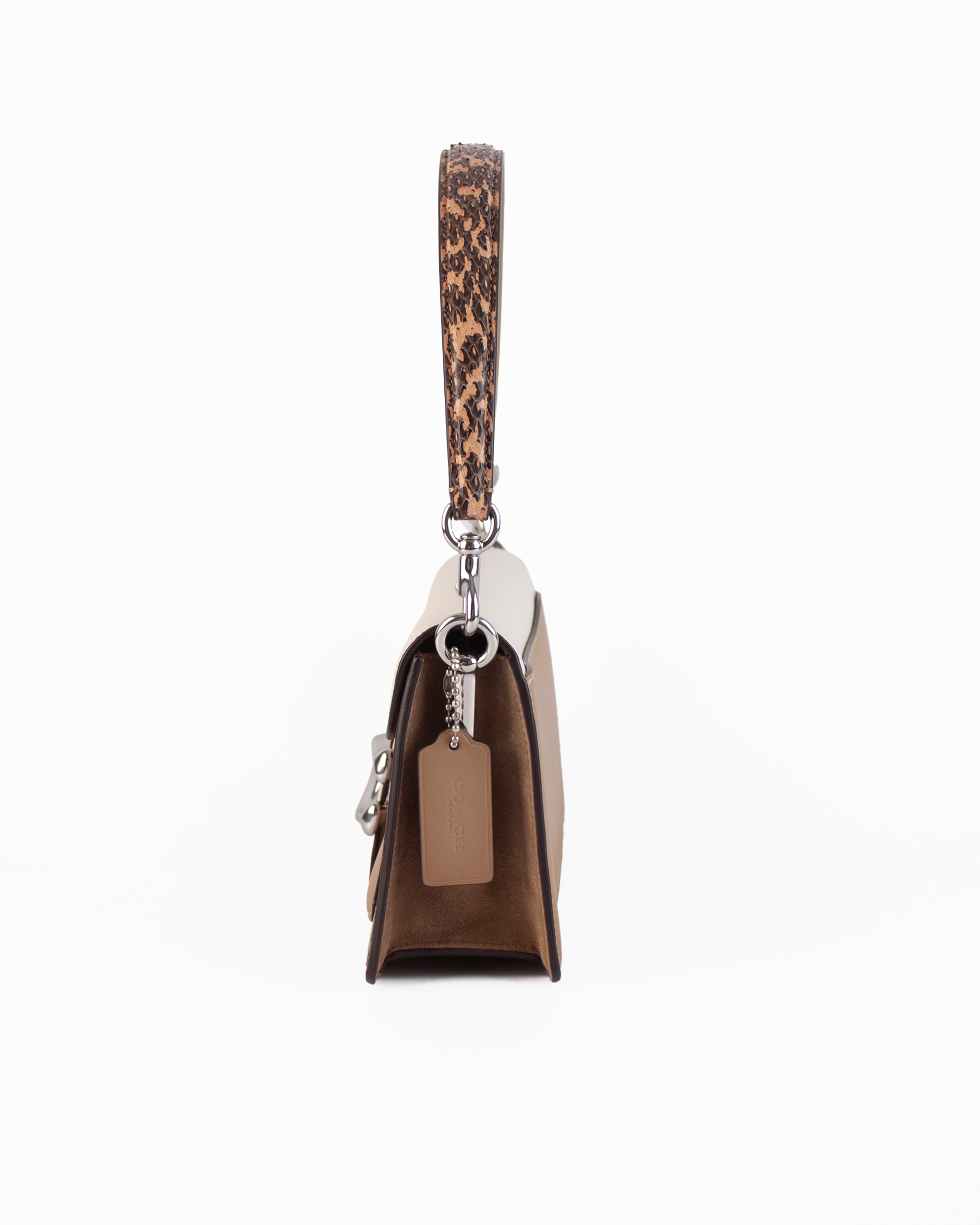 Tabby 26 Colourblock Snakeskin Shoulder Bag