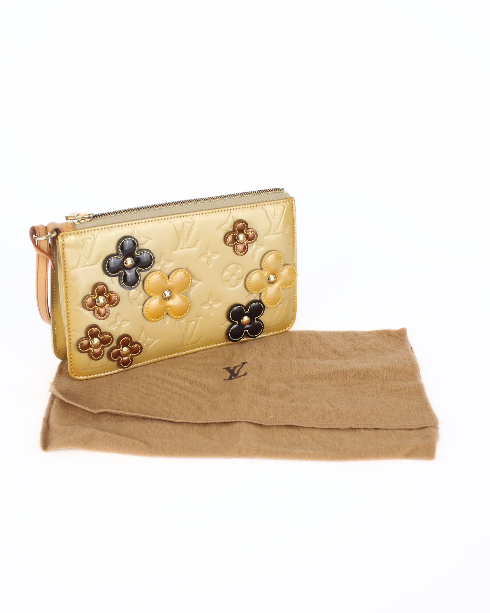 Limited Edition 2000s Vernis Lexington Fleurs Pochette