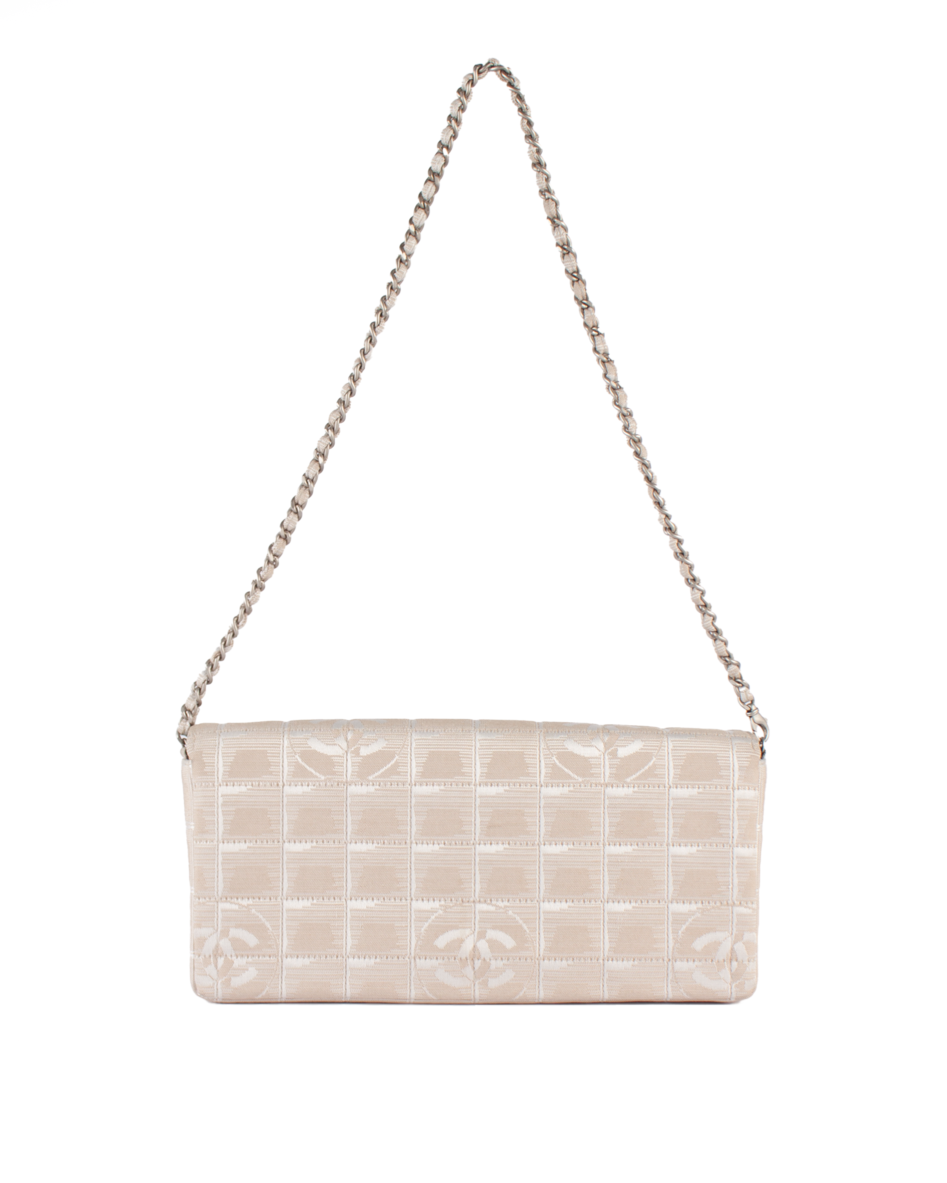 Early 2000s East West Chocolate Bar Flap Bag