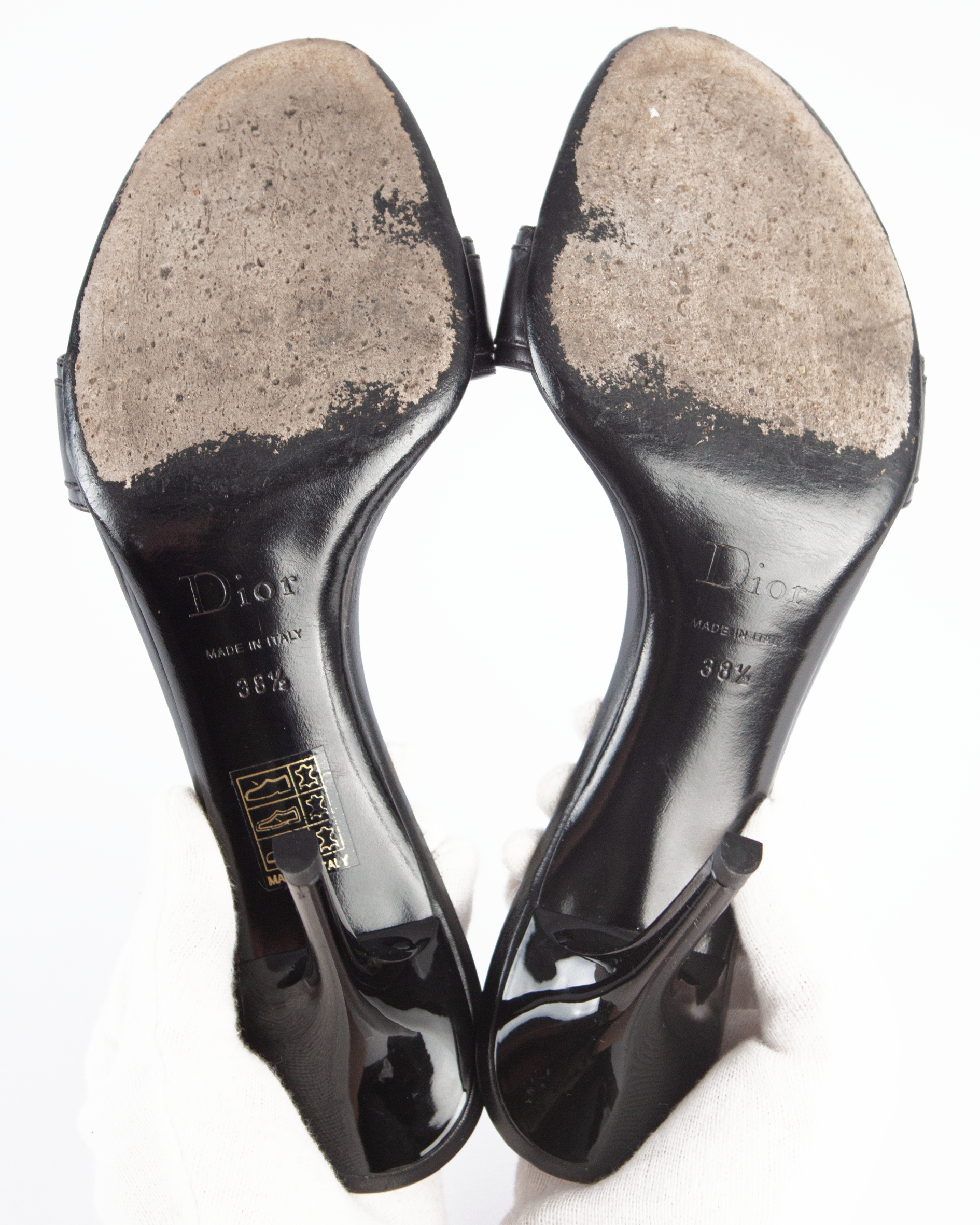 Christian Dior Vintage Plaque Mules