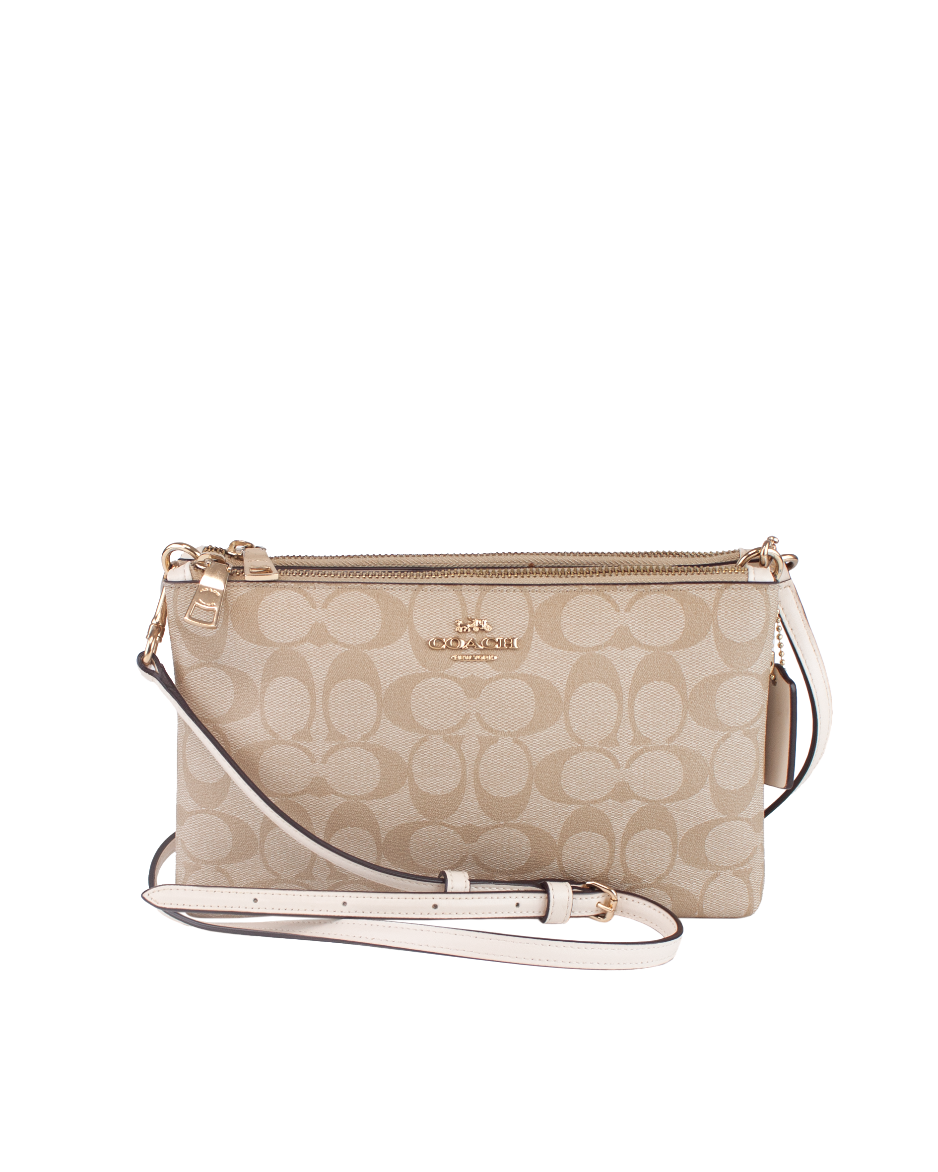 Signature Lyla Double Zip Crossbody Bag