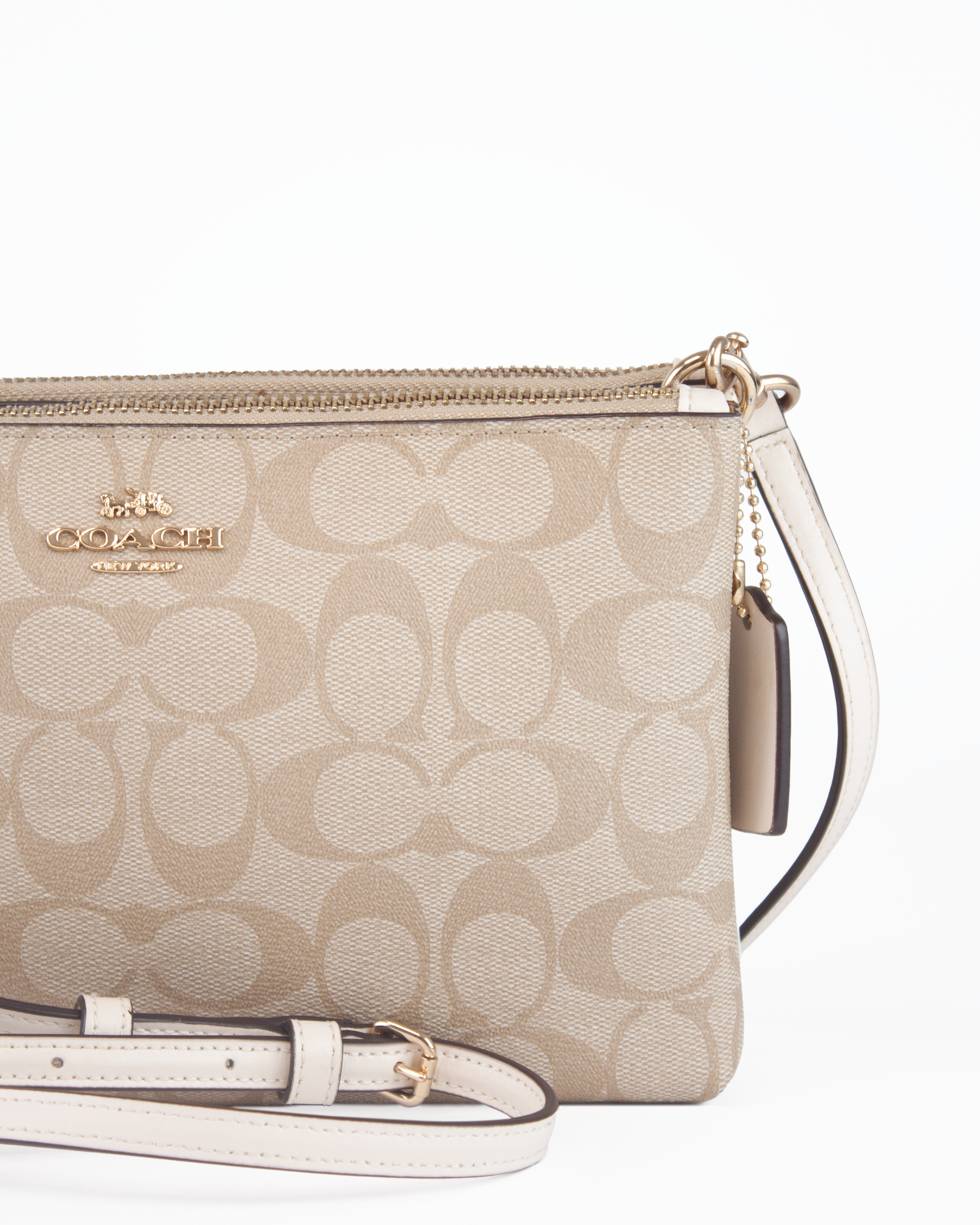 Signature Lyla Double Zip Crossbody Bag