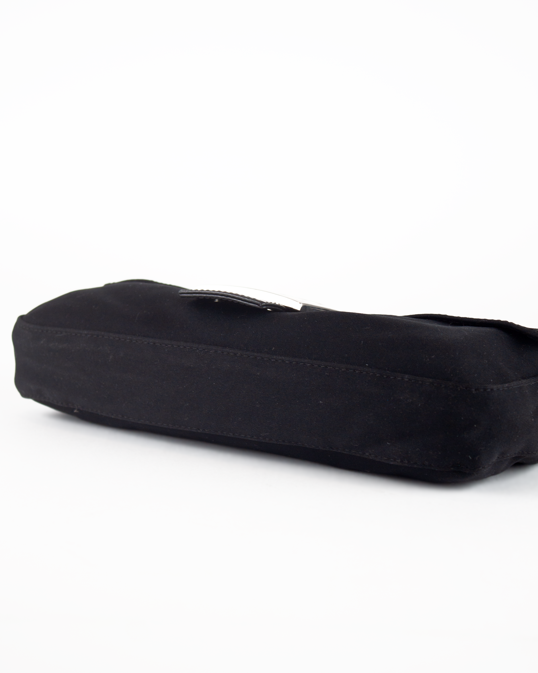 Black Nylon Baguette