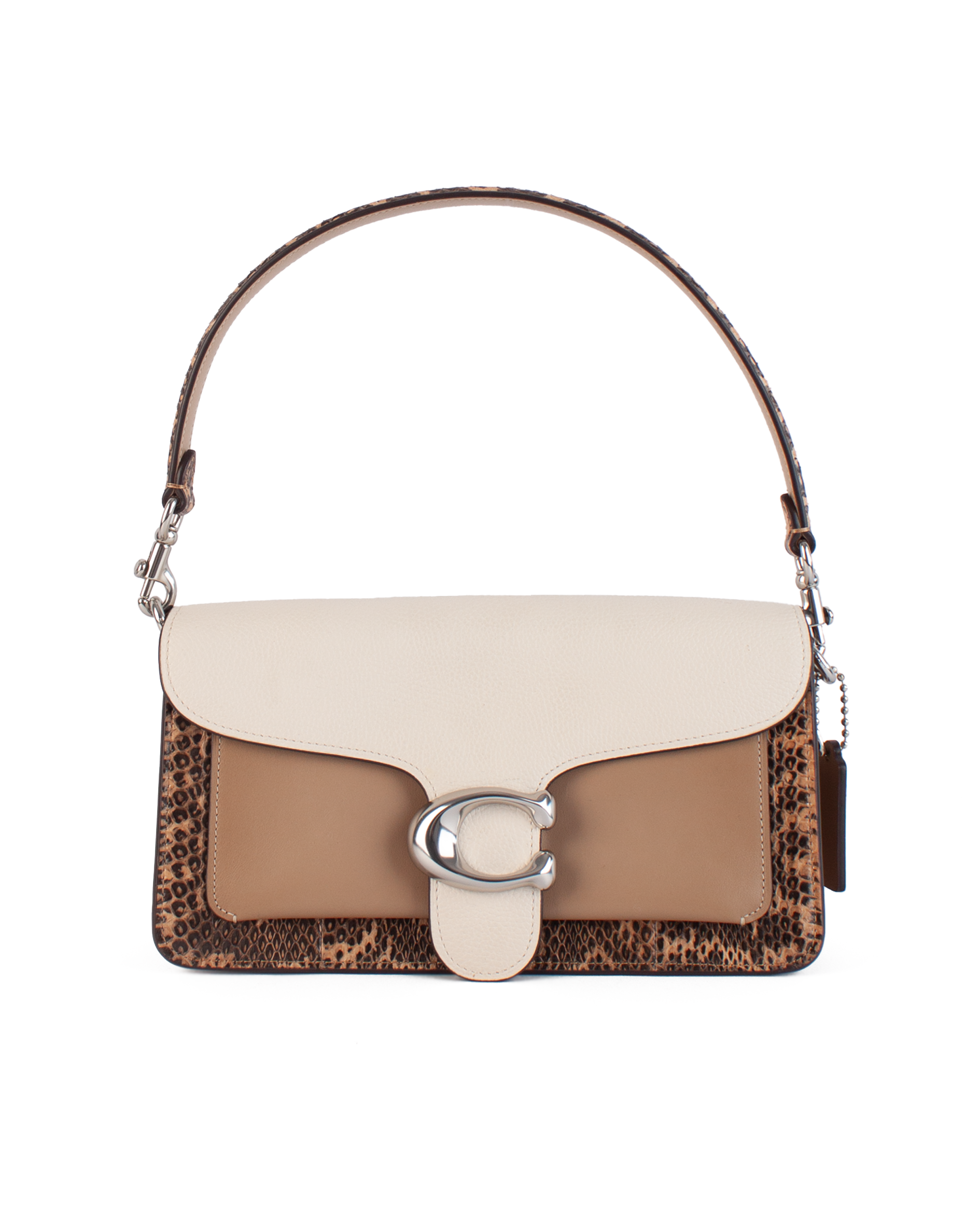 Tabby 26 Colourblock Snakeskin Shoulder Bag