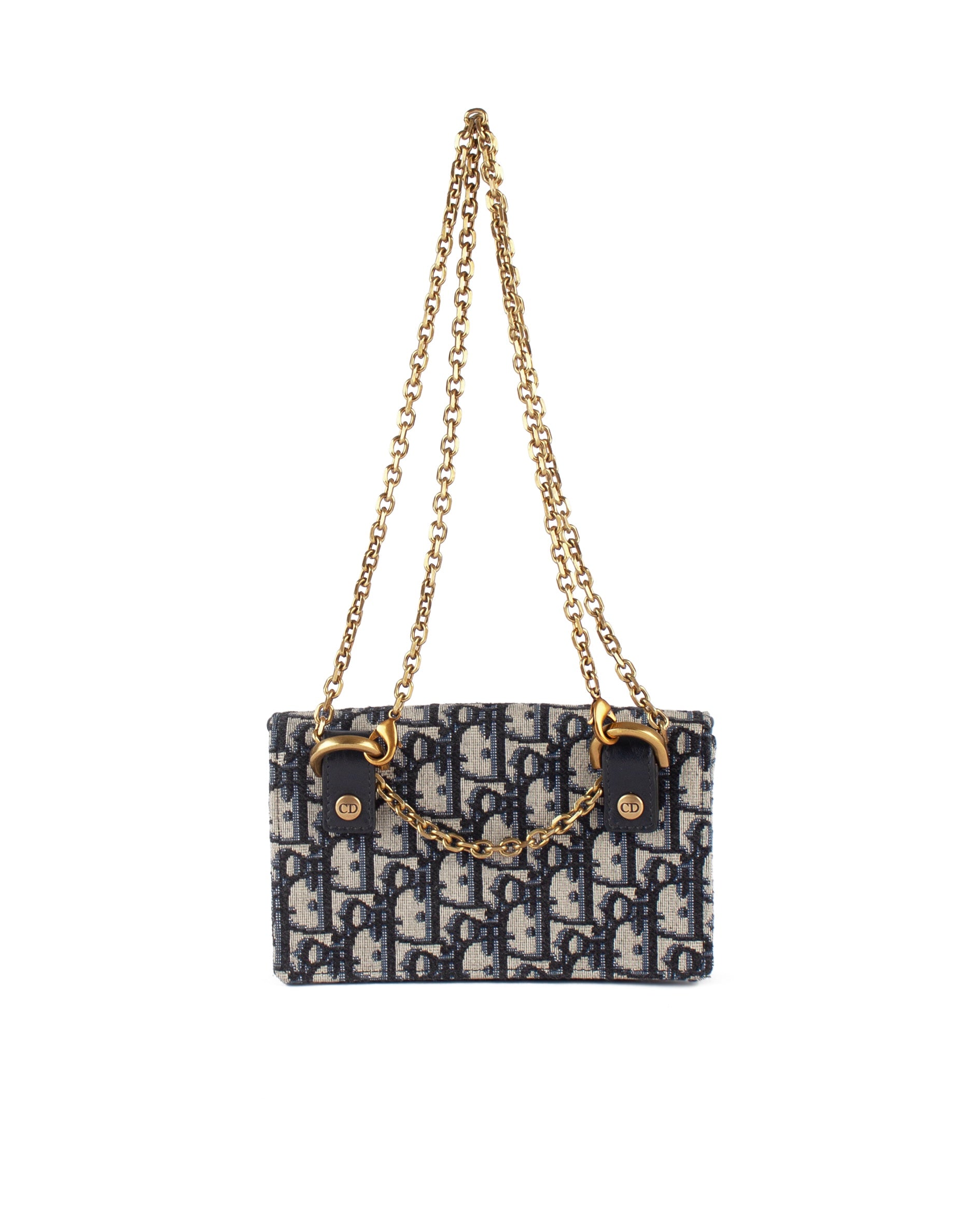 Dior Oblique Saddle Pouch Shoulder Bag