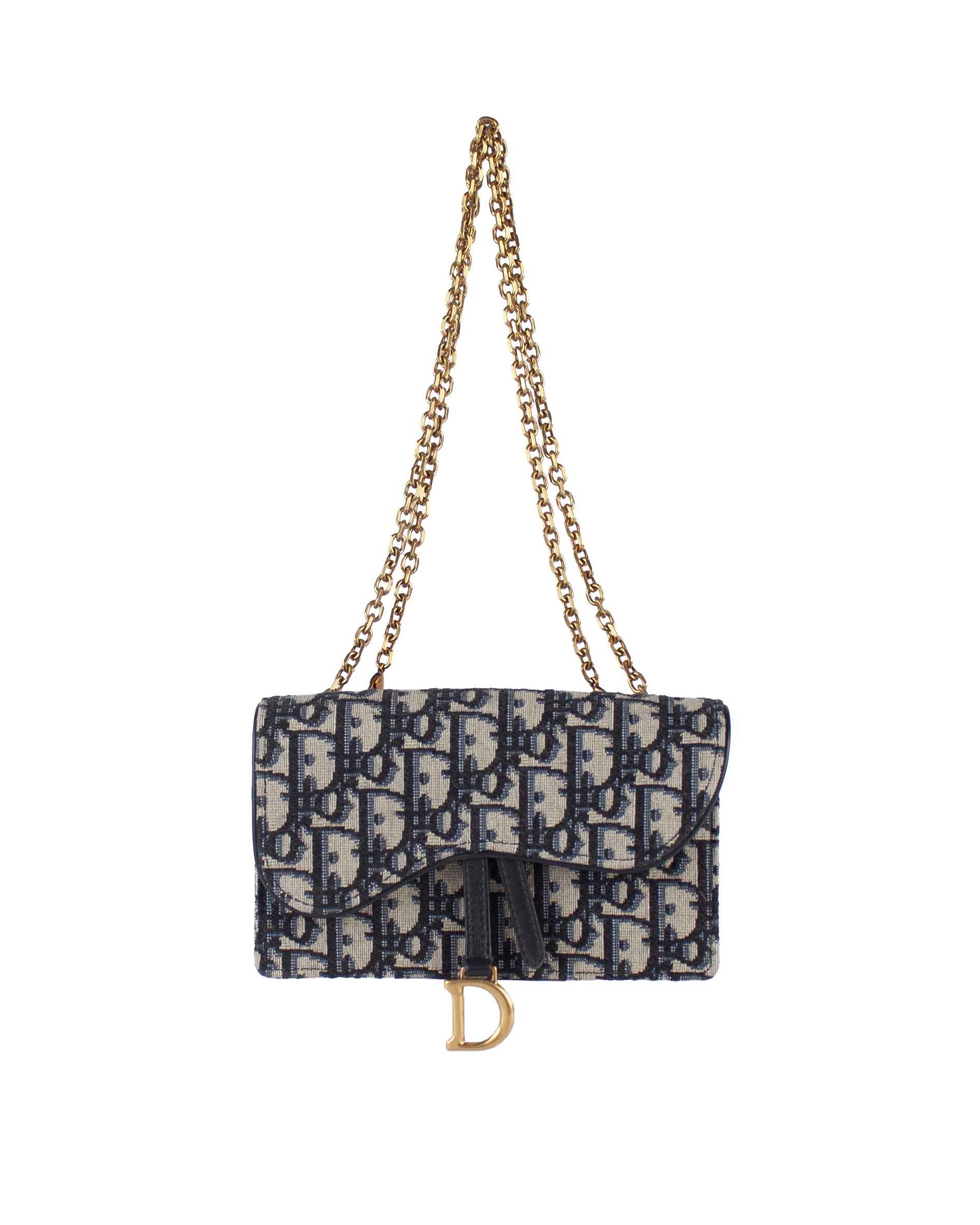 Dior Oblique Saddle Pouch Shoulder Bag