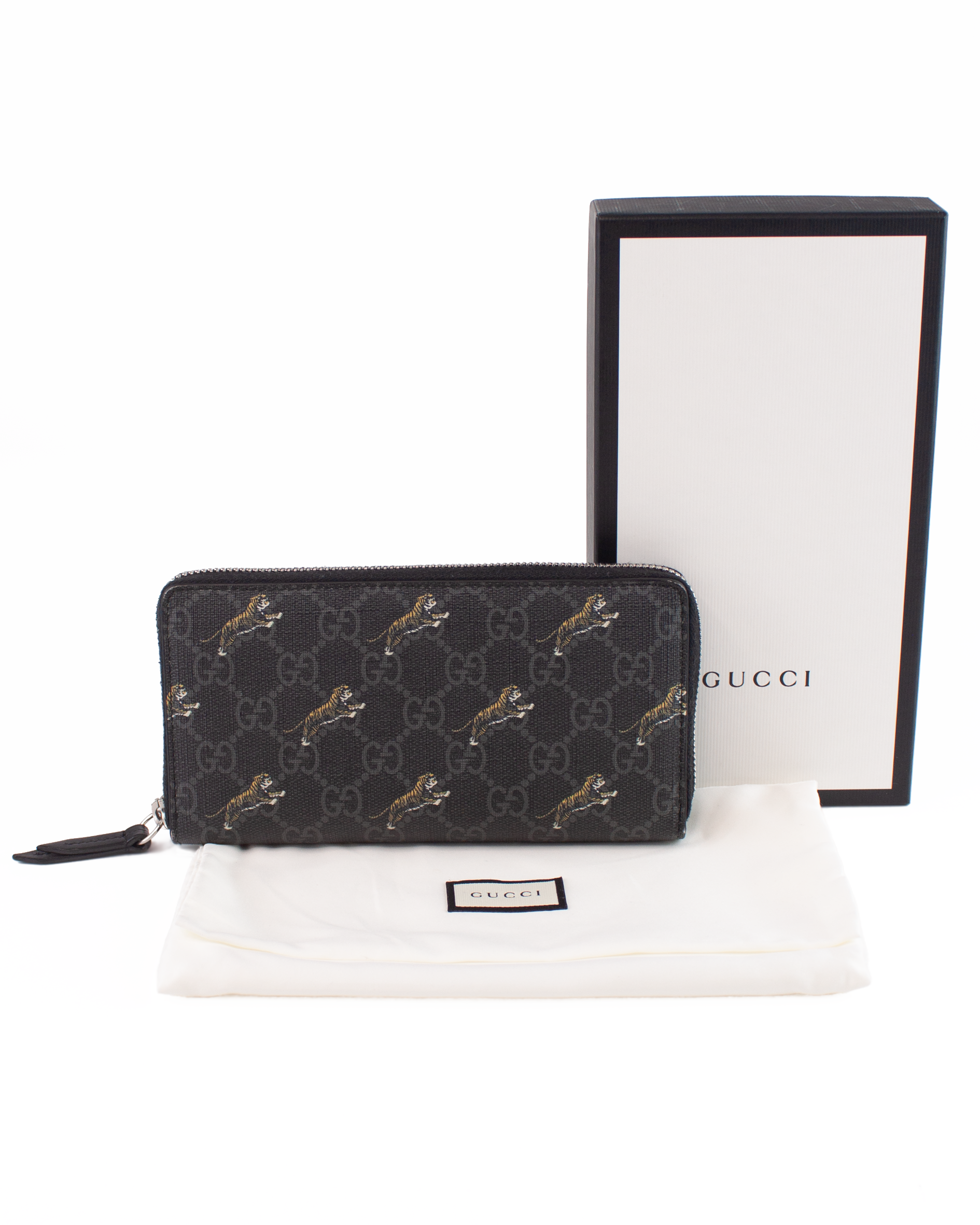 GG Supreme Tiger Wallet