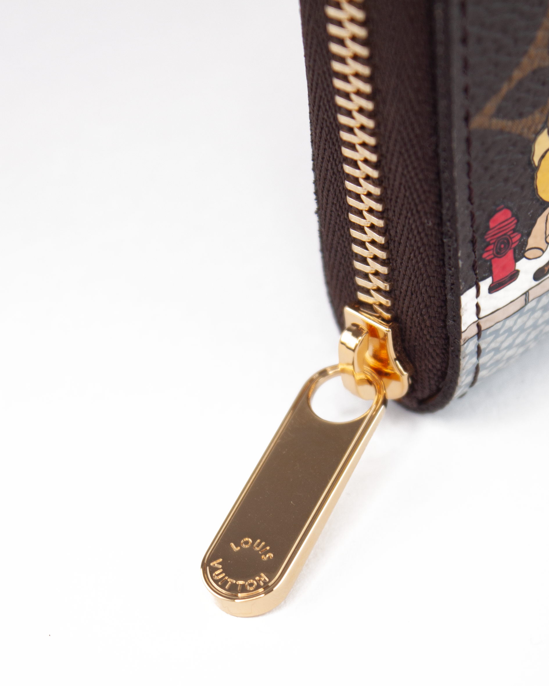 Vivienne Holiday Monogram Zippy Coin Purse