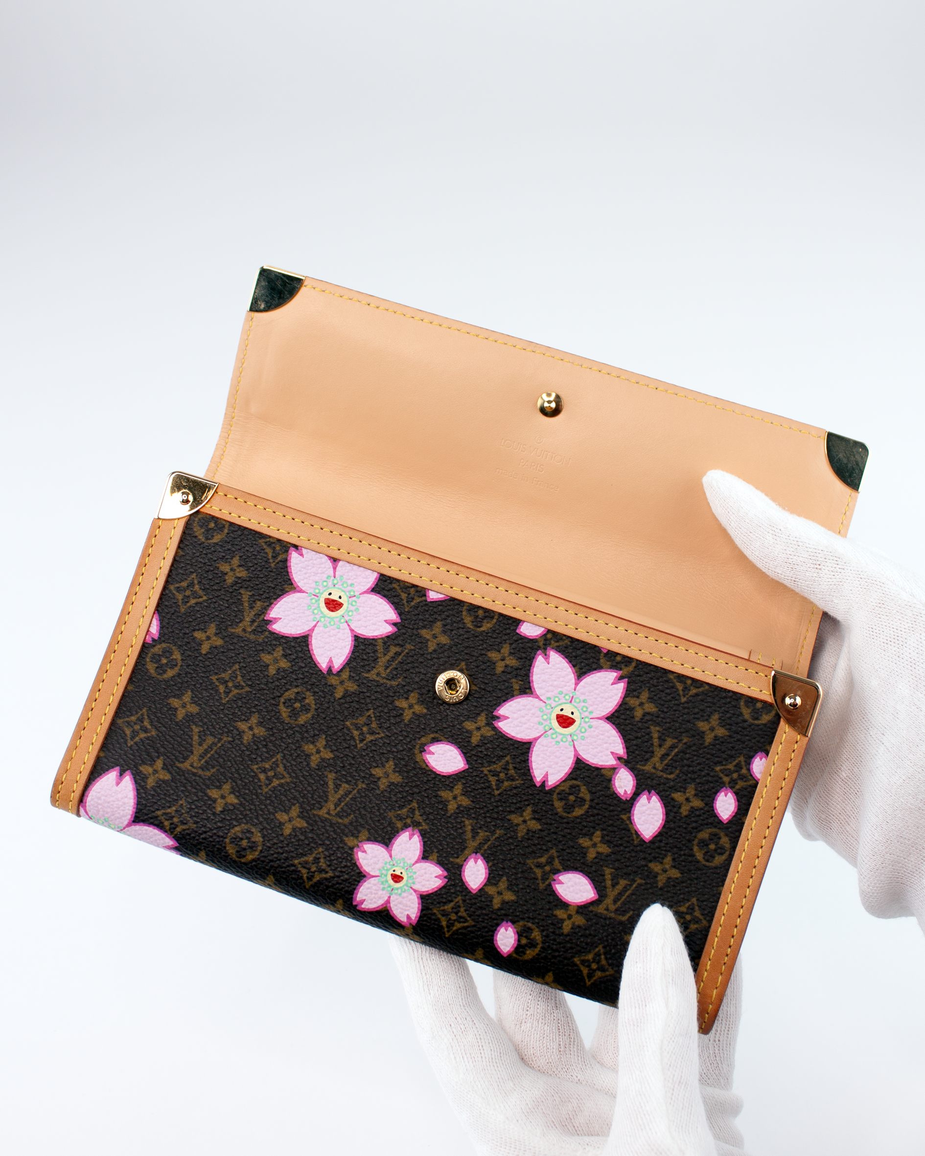 Cherry Blossom Porte Tresor International Wallet