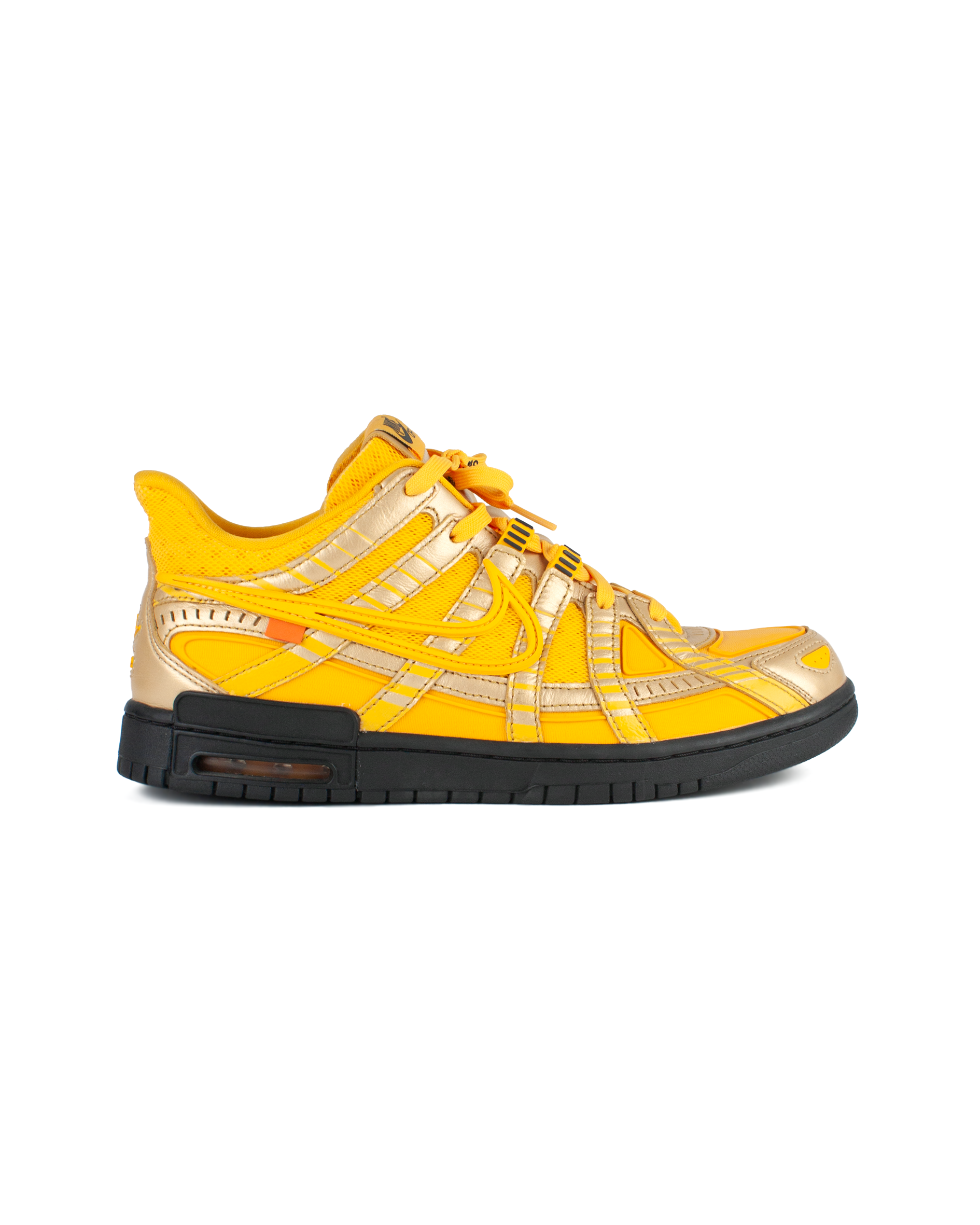 Off White x Nike Rubber Dunk 'University Gold'